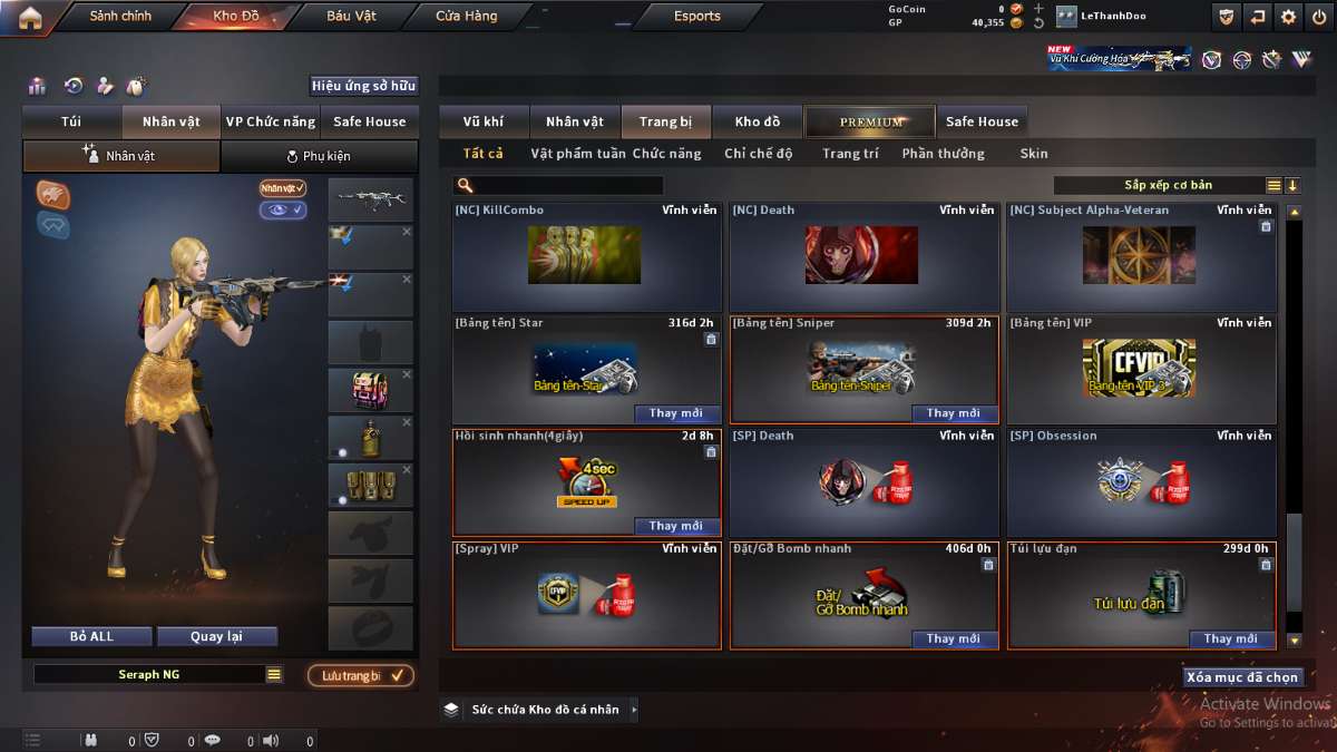 shop acc cf uy tin gia re